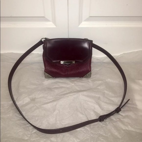 SEND OFFERS! Alexander Wang Marion Prisma burgundy - Picture 3 of 10